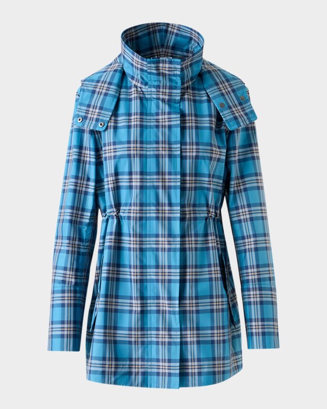 Check Hooded Jacket
